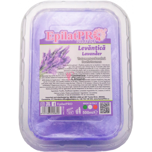 Parafina cu LEVANTICA pentru tratamente Epilat Pro 500 ml